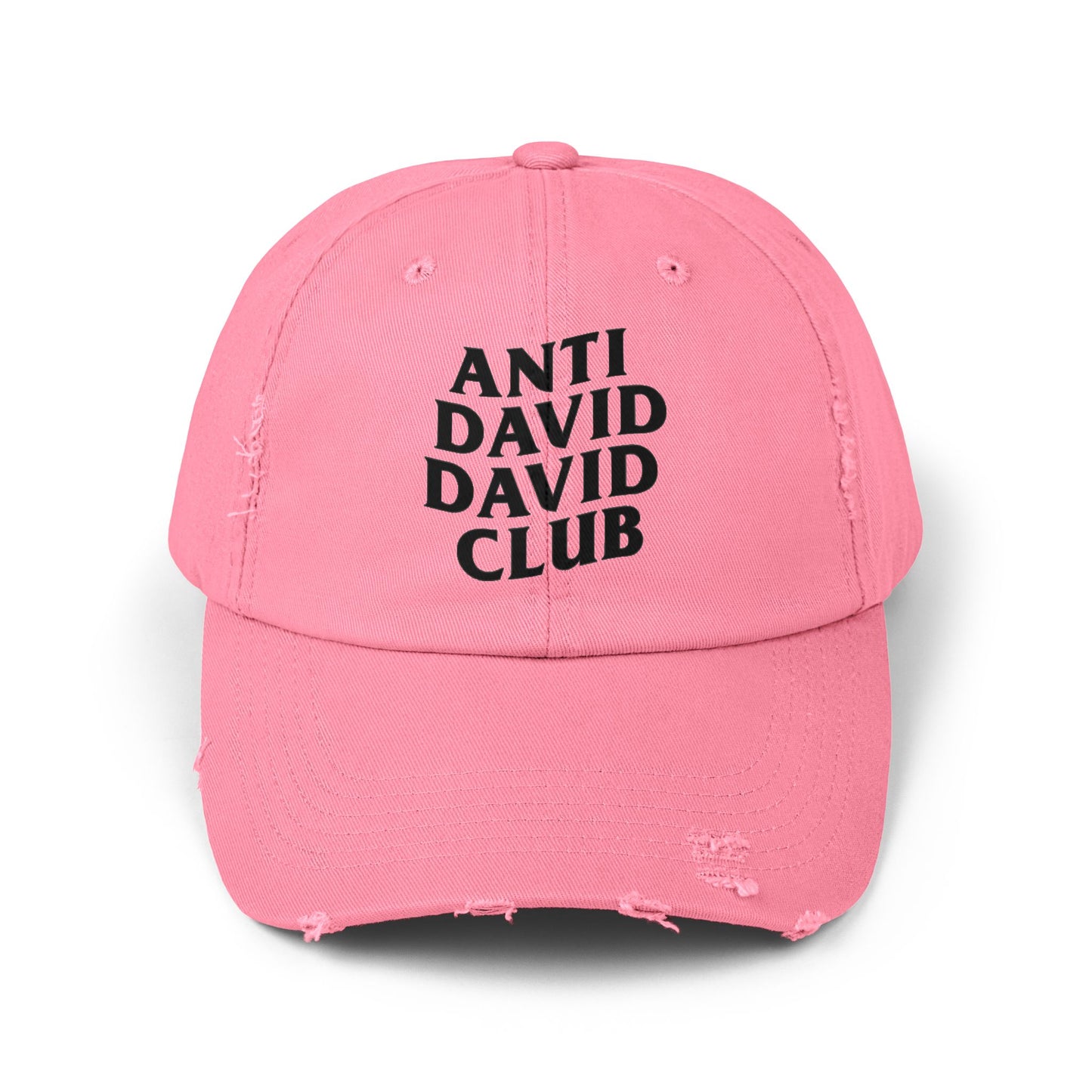 Distressed Anti David David Club Hat