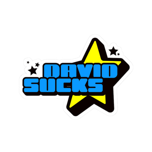 David Sucks Sticker