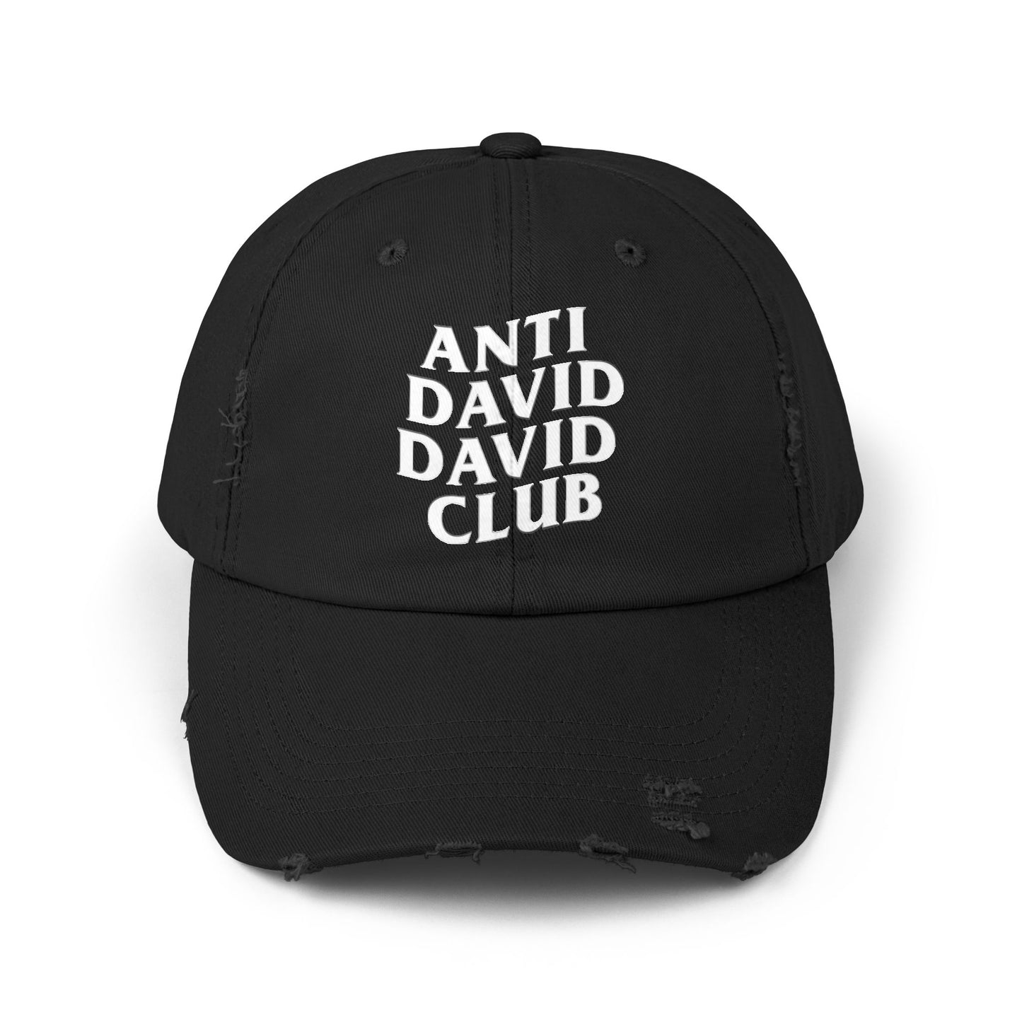 Distressed Anti David David Club Hat